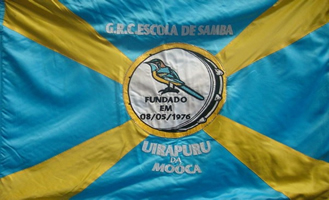 Bandeira da Escola de Samba Uirapuru